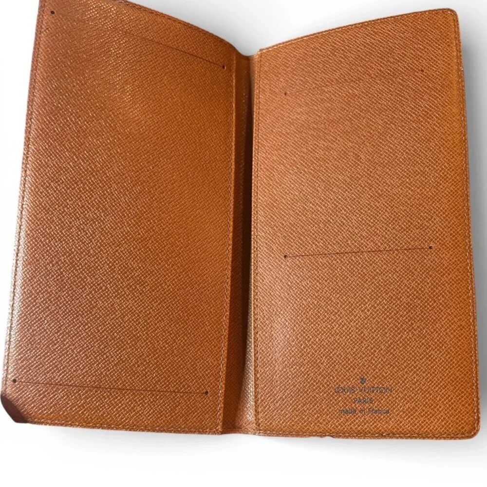Louis Vuitton Monogram Checkbook Cover / Long Wallet Exceptional Condition - Picture 4 of 6